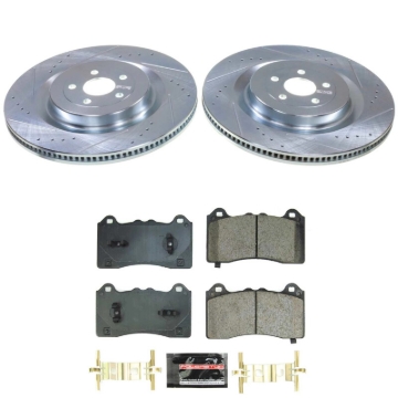 Picture of Power Stop 21-24 Ford Mustang Mach-E Front Z23 Evolution Brake Kit