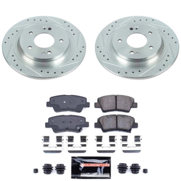 Picture of Power Stop 22-23 Hyundai Kona AWD Rear Z23 Evolution Brake Kit