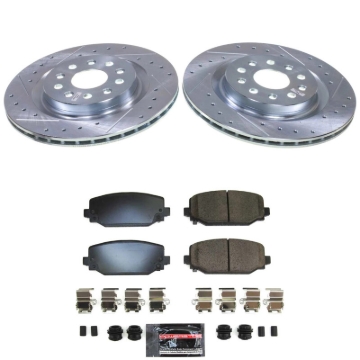 Picture of Power Stop 22-24 Jeep Grand Cherokee Rear Z23 Evolution Brake Kit