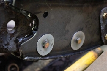 Picture of RustBuster 97-04 Dodge Dakota All Cab/Bed Configurations Leaf Spring Frame Section - R/H