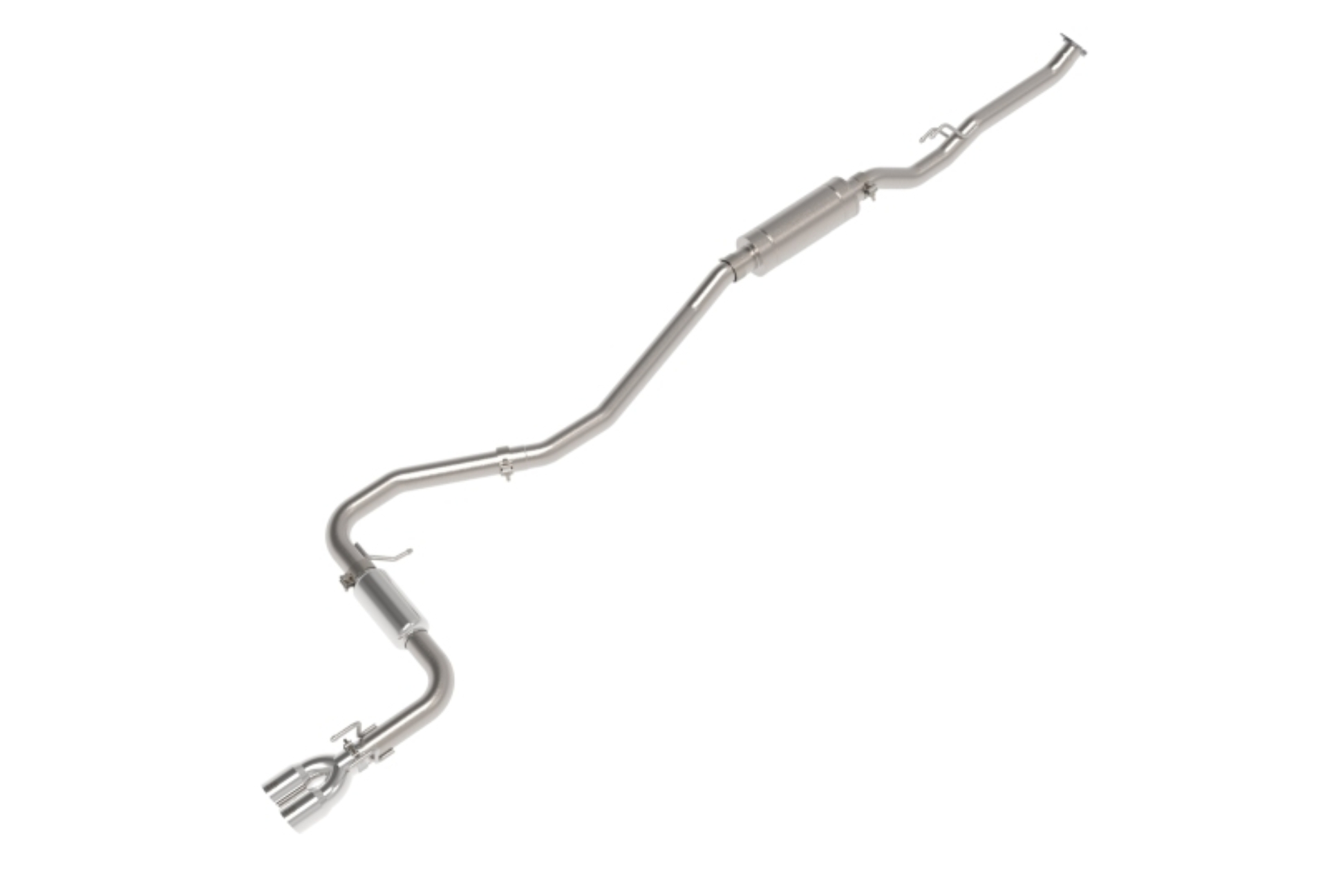 Picture of aFe POWER Takeda 2.5in 304 SS Cat-Back Exhaust w/ Polished Tips 22-25 Honda Civic L4-2.0L