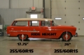 Picture of Ridetech 55-57 Chevrolet Wagon Composite Leaf Springs w/ HQ Shock Kit - 2in Drop