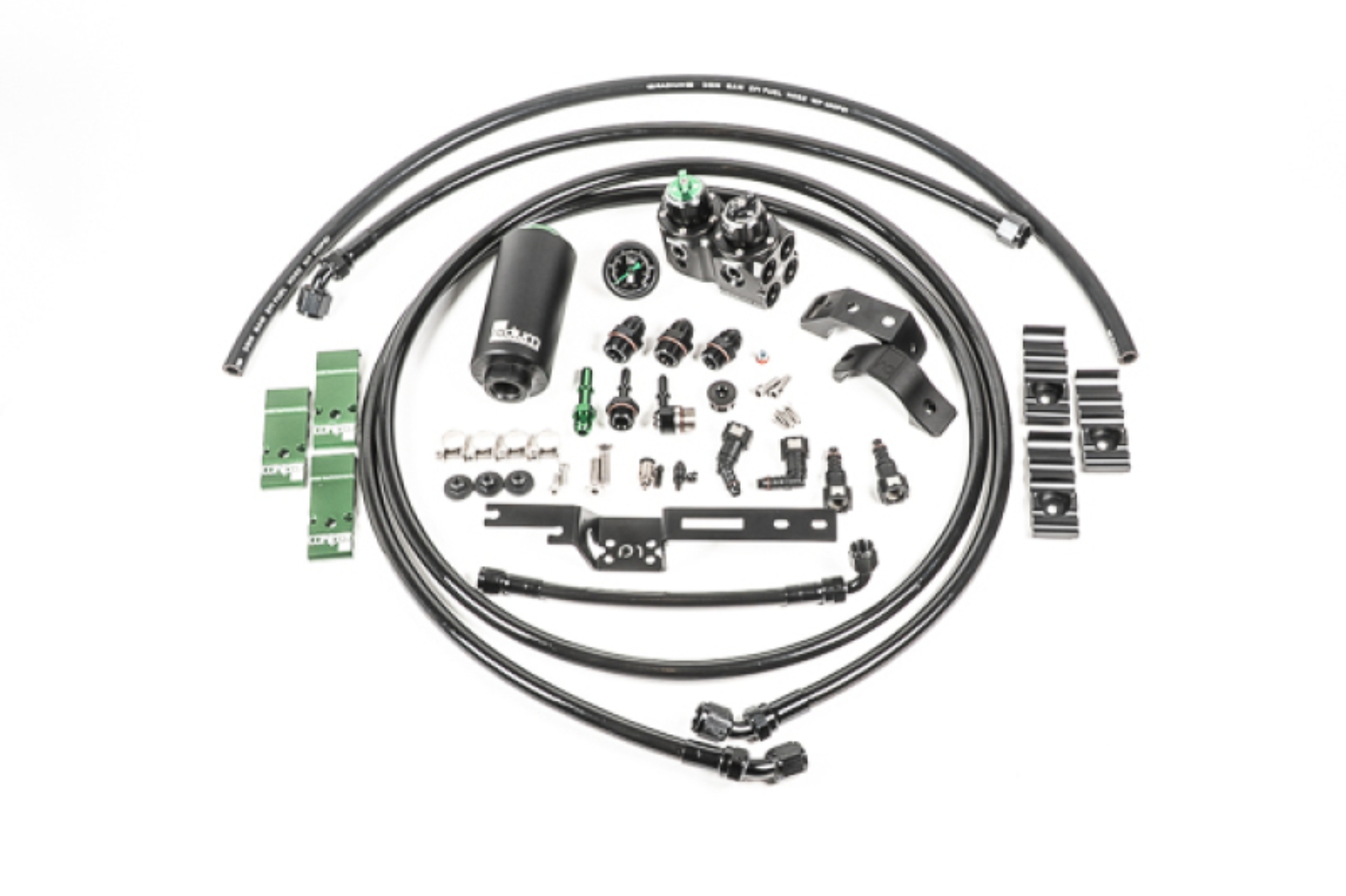 Picture of Radium Engineering 17-21 Honda Civic Type-R Fuel Hanger Plumbing Kit - Microglass Filter