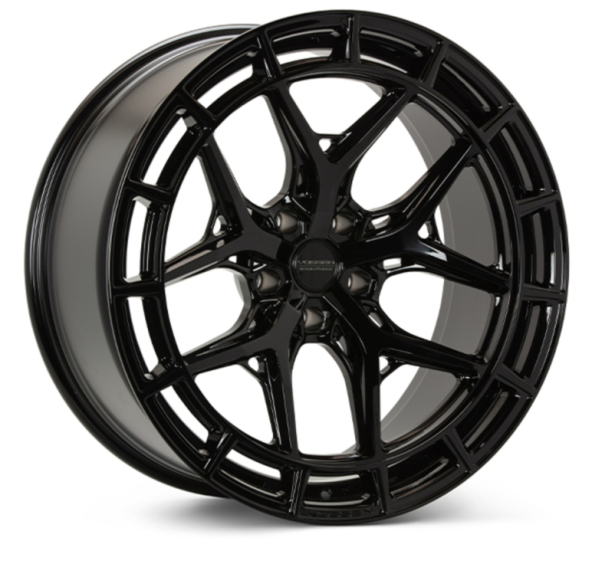 Picture of Vossen HFX-1 22x10.5 / 5x112 / ET16 / Deep / 66.56 CB - GB/Gloss Black Wheel