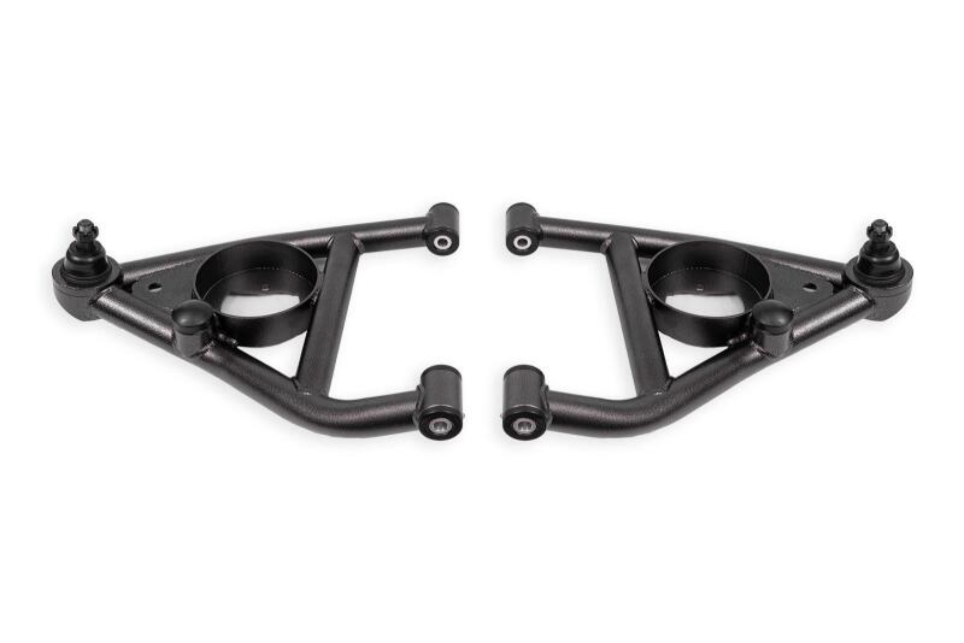 Picture of BMR 68-74 Chevrolet Nova w/ Bump Stops Lower A-Arms w/ STD. Ball Joint (Delrin) - Black Hammertone