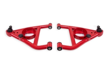 Picture of BMR 68-74 Chevrolet Nova w/ Bump Stops Lower A-Arms w/ STD. Ball Joint (Delrin) - Red
