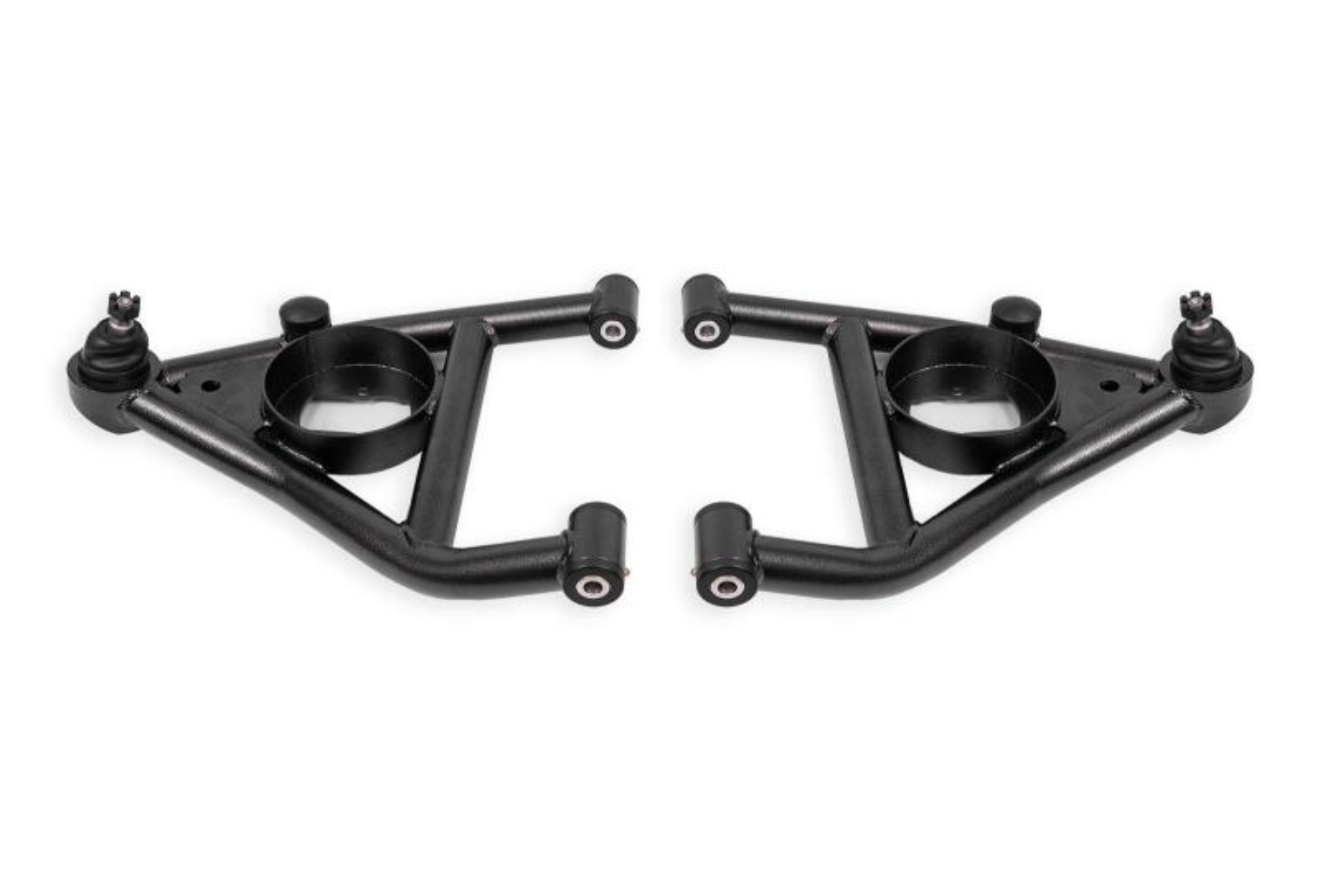 Picture of BMR 67-69 Chevrolet Camaro w/Rear Bump Stops Lower A-Arms w/STD Ball Joint Delrin - Black Hammertone