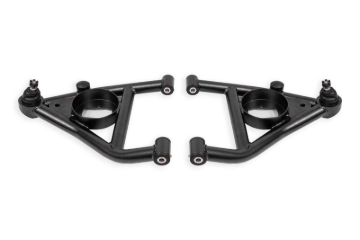 Picture of BMR 67-69 Chevrolet Camaro w/Rear Bump Stops Lower A-Arms w/STD Ball Joint Delrin - Black Hammertone