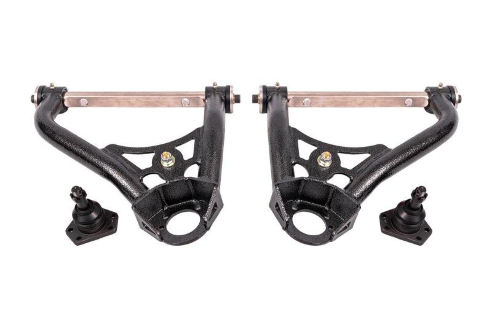 Picture of BMR 68-74 Chevrolet Nova Non-Adj. Upper A-Arms w/ STD. Ball Joint (Delrin) - Black Hammertone