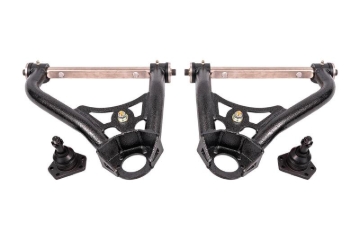 Picture of BMR 68-74 Chevrolet Nova Non-Adj. Upper A-Arms w/ STD. Ball Joint (Delrin) - Black Hammertone