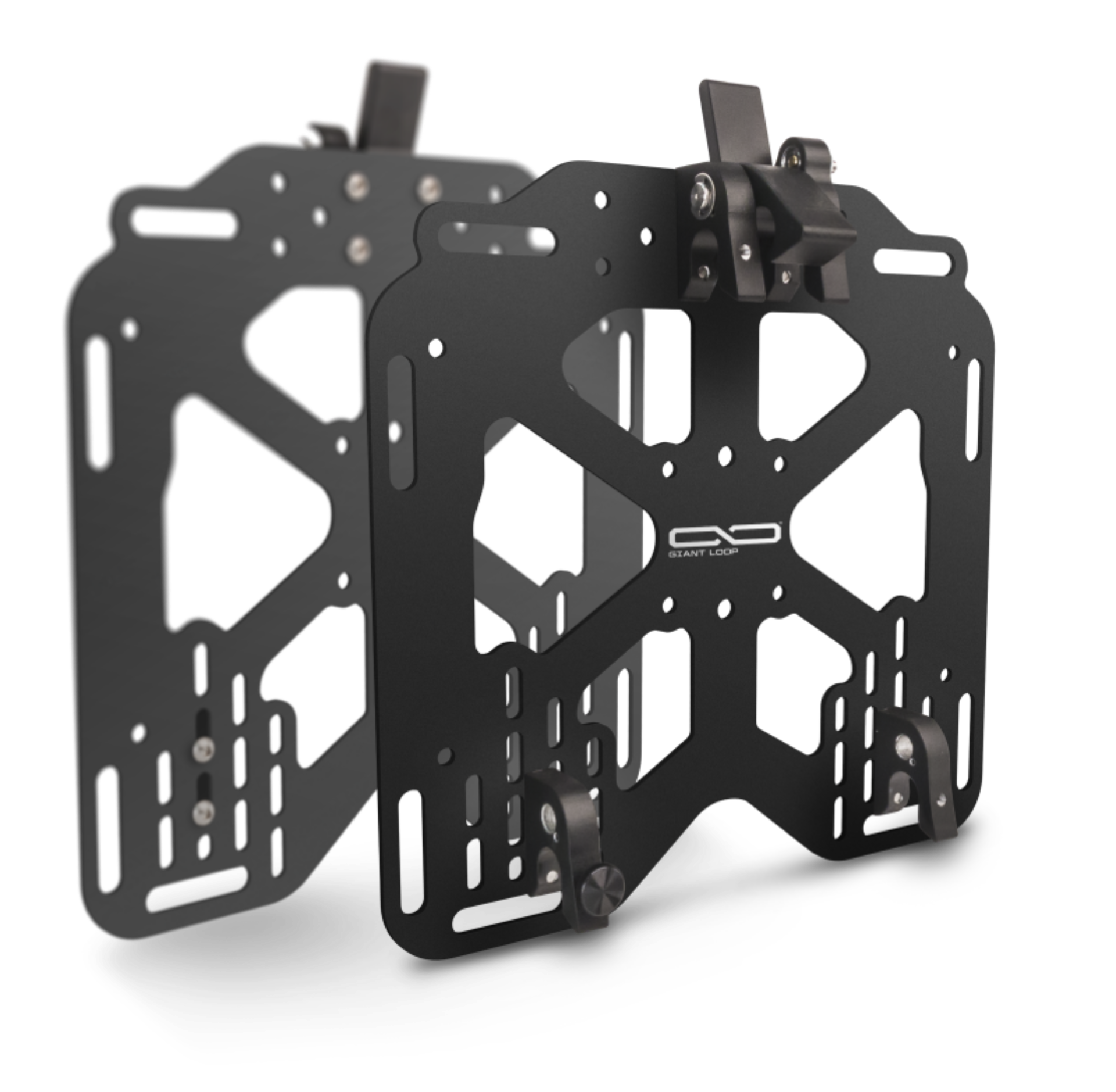 Picture of Giant Loop Pannier Mounts - 18mm Round Tubing Hangers - Black