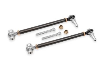 Picture of BMR 16-24 Chevrolet Camaro Double Adj. Front Lower Control Arms w/ Rod Ends - Black Hammertone