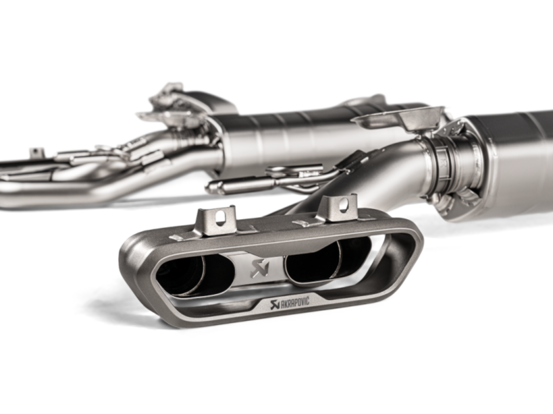Picture of Akrapovic 19-24 Mercedes G63 (W463A) OPF/GPF Evolution Line Cat Back (Titanium)
