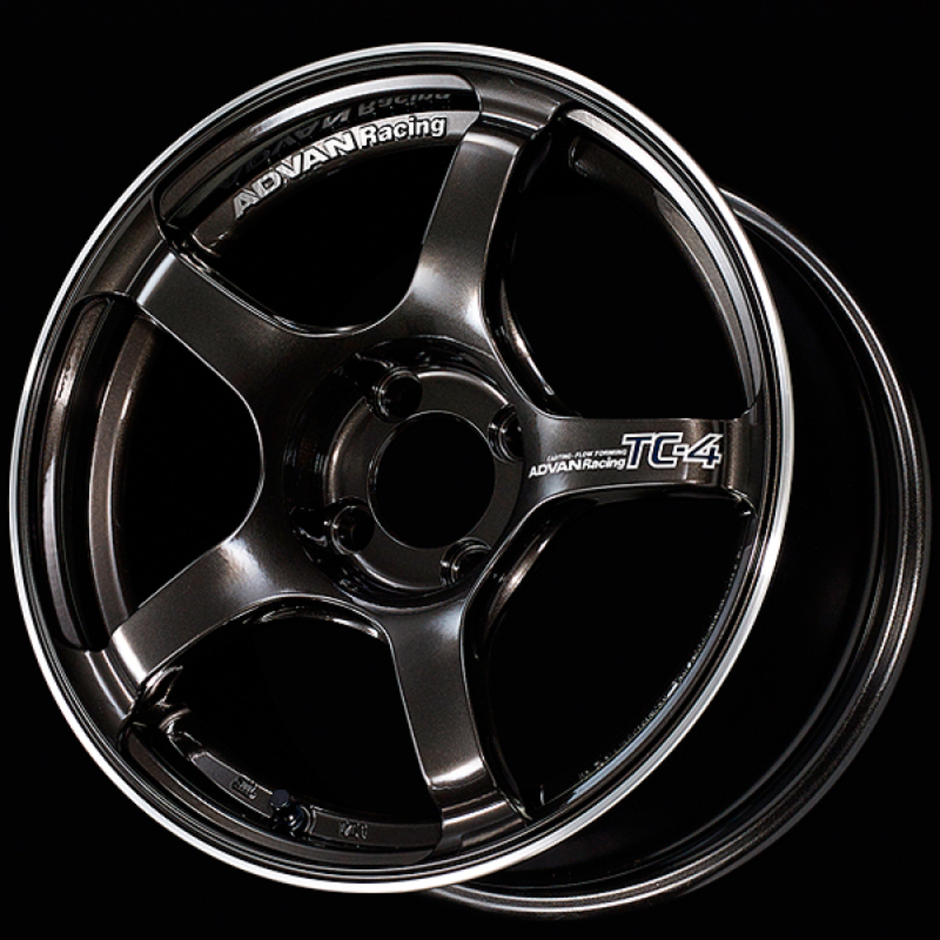 Picture of Advan TC4 16x8.0 +38 4x100 Racing Black Gunmetallic and Ring Wheel