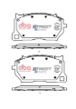 Picture of DBA 2018+ Porsche Cayenne (1ZR/1ZJ) Street Series Front Brake Pads