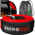 Picture of Rhino USA Ultimate Recovery Tow Strap 3In X 20Ft - Red
