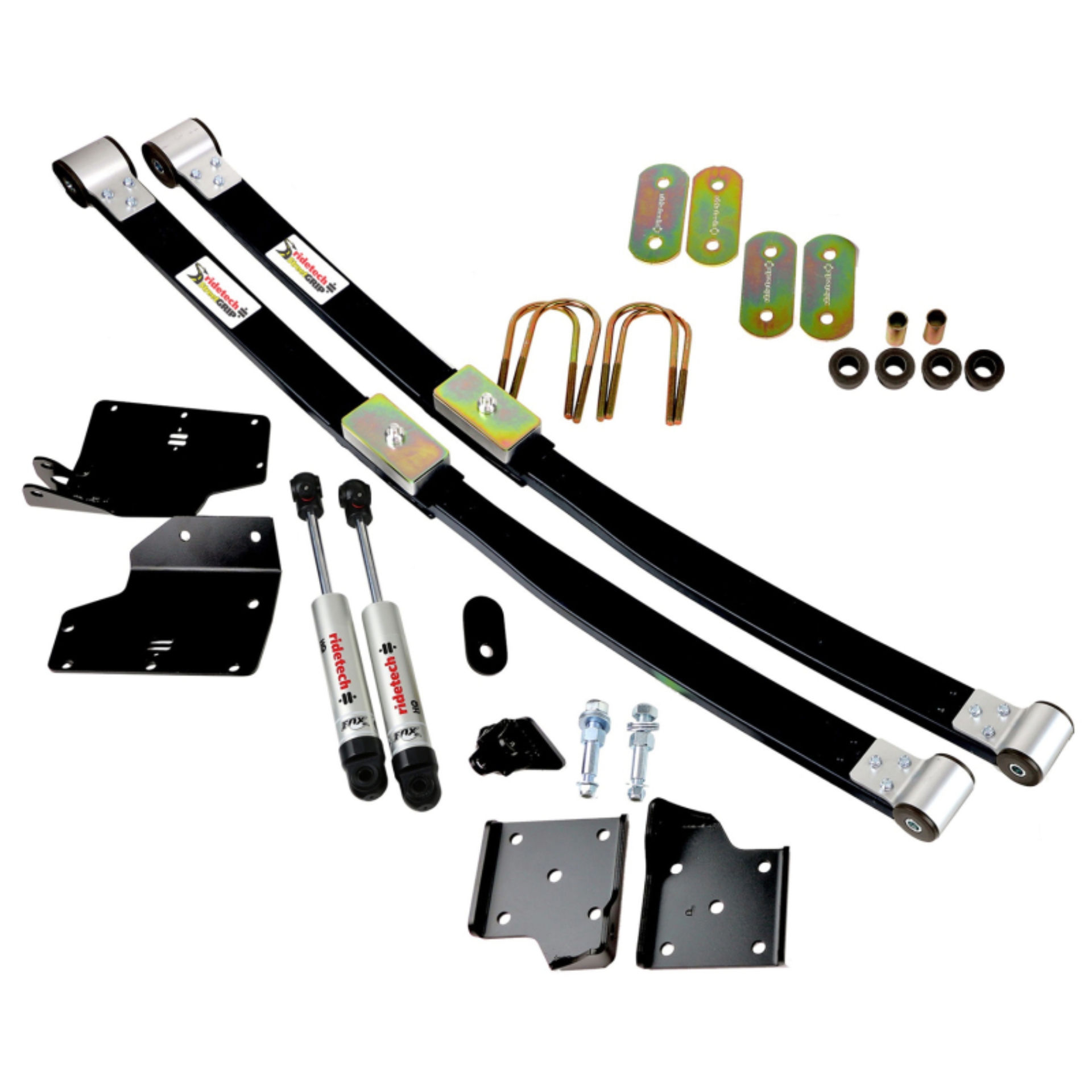 Picture of Ridetech 64-66 Ford Mustang Composite Leaf Springs w/ HQ Shocks - 2in Drop - Rear