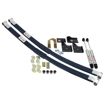 Picture of Ridetech 55-57 Chevrolet Bel Air Composite Leaf Spring w/ HQ Shock Kit - 2in Drop - Rear