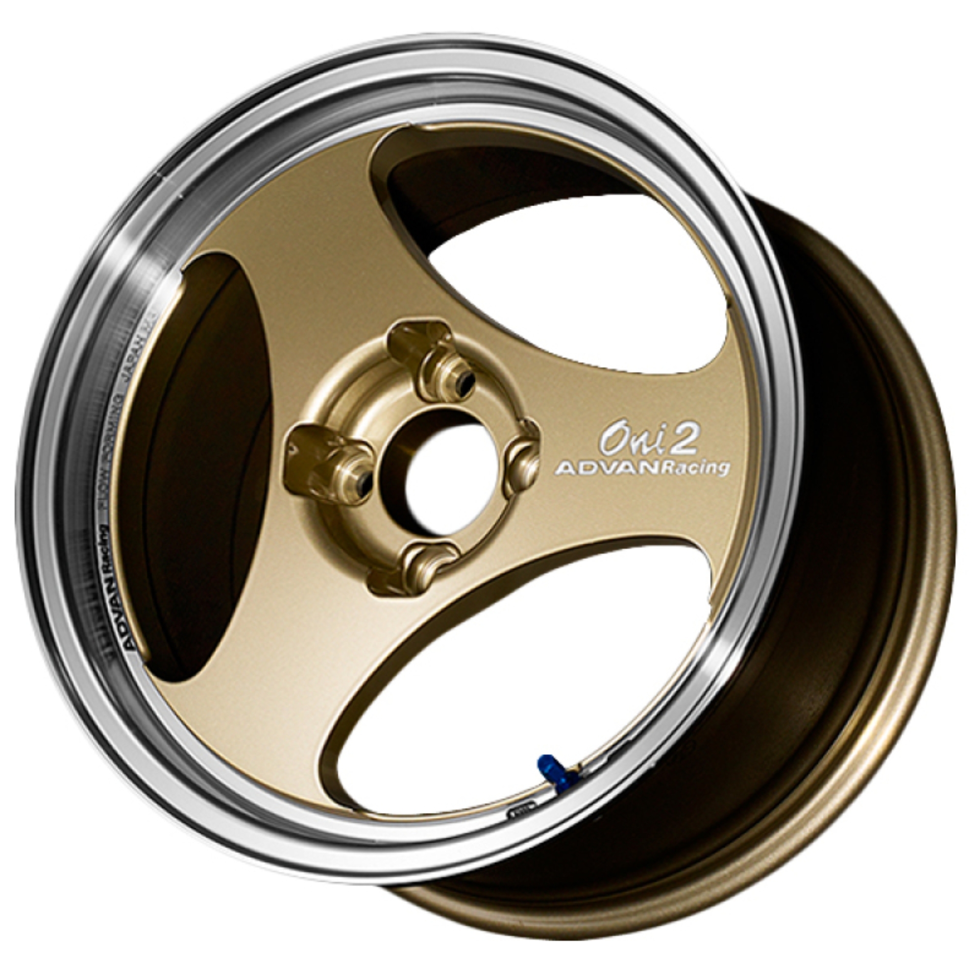 Picture of Advan ONI2 15x7 / ET +30 / 4x100 - Machining & Champagne Gold Wheel