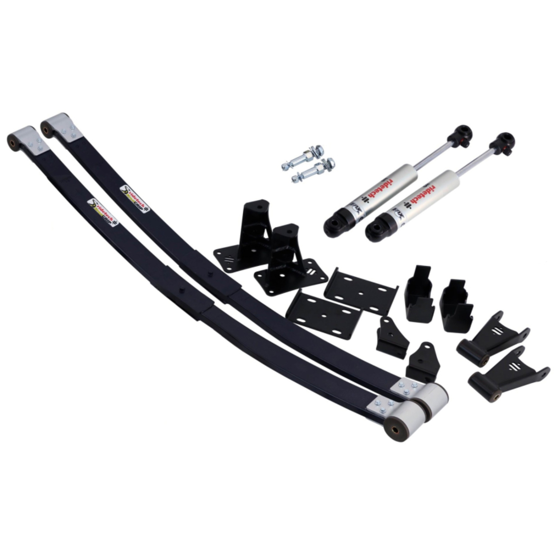 Picture of Ridetech 73-87 Chevrolet C10 Composite Leaf Springs w/ HQ Shocks - 6in Drop - Rear