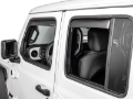 Picture of WeatherTech 20-23 Jeep Gladiator Side Window Deflectors - Dark Smoke