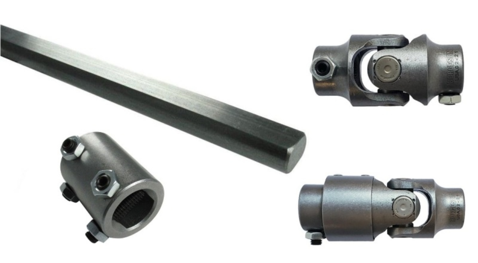 Picture of Ridetech 78-81 GM F-Body Front Steering Column U-Joint Kit - 1in DD to 3/4in-36 Spline