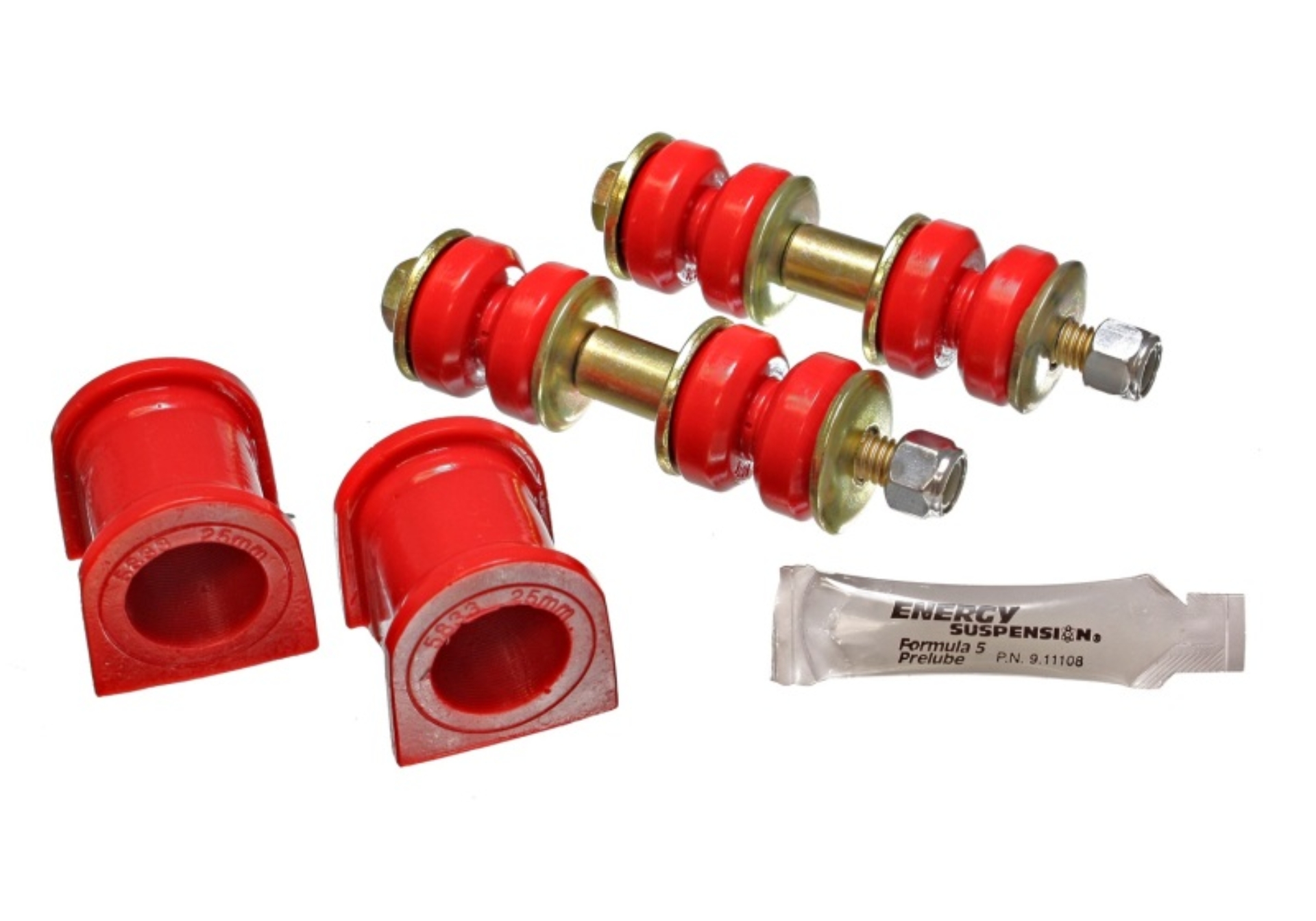 Picture of Energy Suspension 04-07 Scion xB Red 25mm Front Sway Bar Bushing Set
