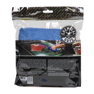 Picture of Chemical Guys Monster Extreme Thickness Premium Microfiber Towel - 16in x 16in - Blue - 3 Pack