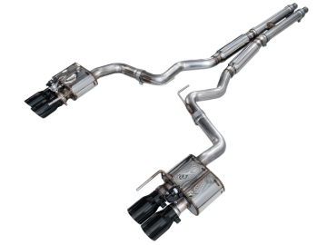 Picture of AWE Tuning 18-23 S550 Mustang GT SwitchPath Exhaust - Diamond Black Tips