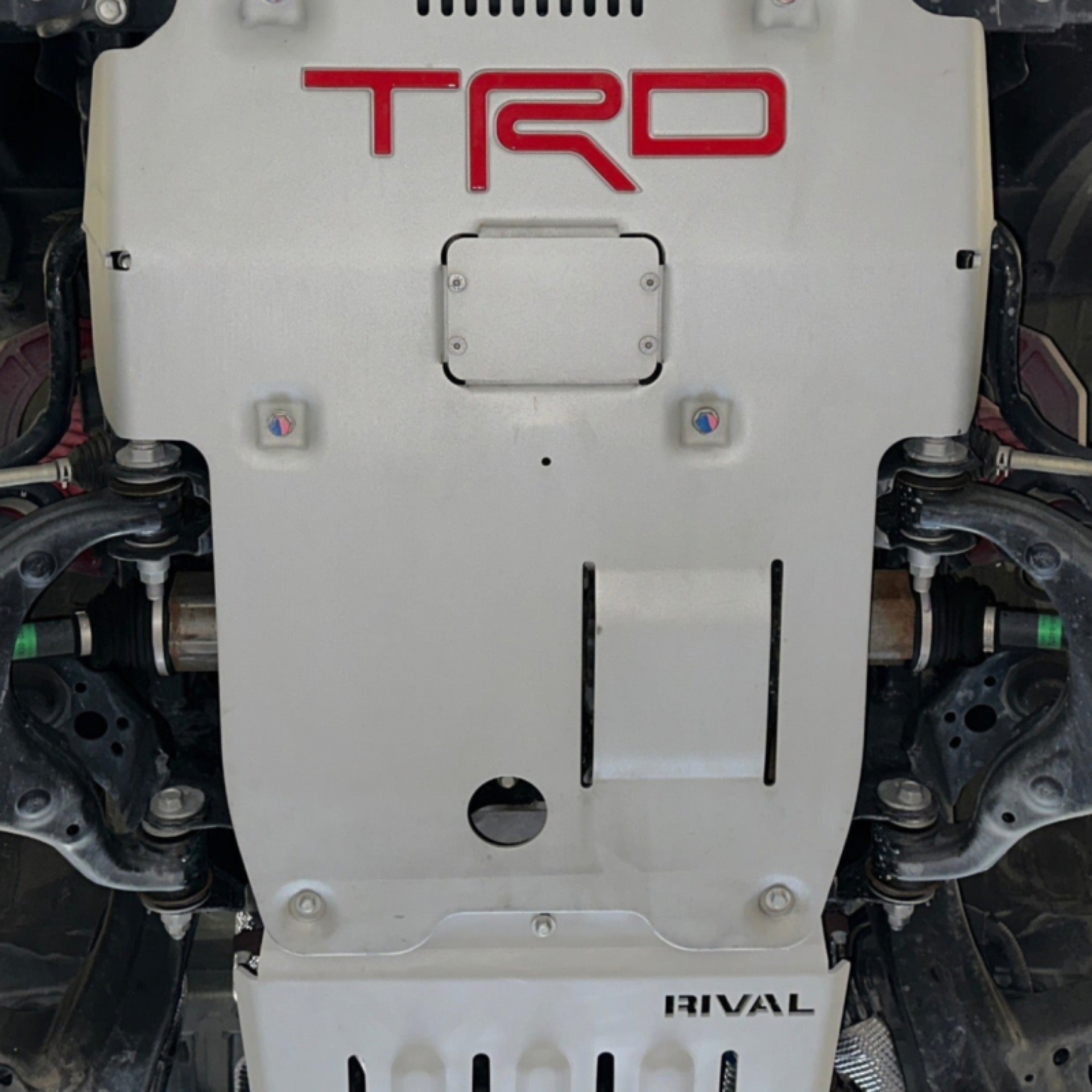 Picture of Rival 2016-2023 Toyota Tacoma 3Gen 4WD Aluminum Transmission Transfer Case Skid Plate