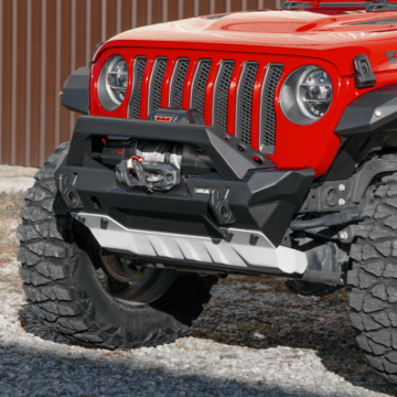 Picture of Rival 2007-2026 Jeep Wrangler 2020-2026 Jeep Gladiator Front Aluminum Bumper