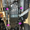 Picture of Rival 2024-2026 Ford Ranger Raptor Aluminum Gas Tank Skid Plate