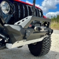 Picture of Rival 2007-2026 Jeep Wrangler 2020-2026 Jeep Gladiator Front Aluminum Bumper