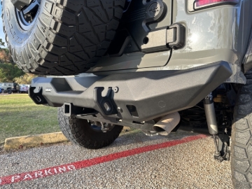 Picture of Rival 2018-2026 Jeep Wrangler JL  Rear Aluminum Stubby Bumper