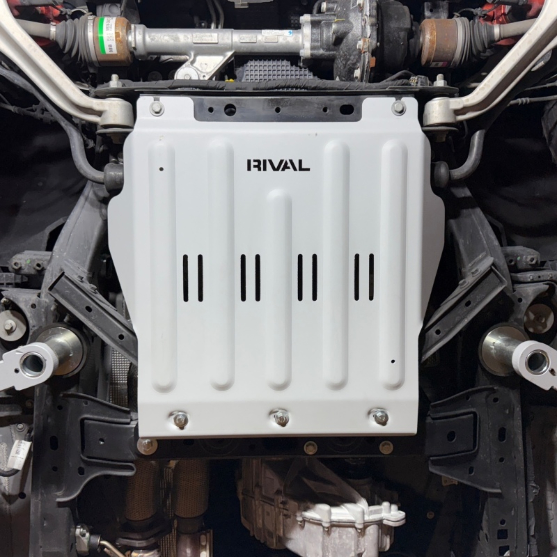Picture of Rival 2021-Present Ford Bronco 2Door 4Door Aluminum Transmission Skid Plate