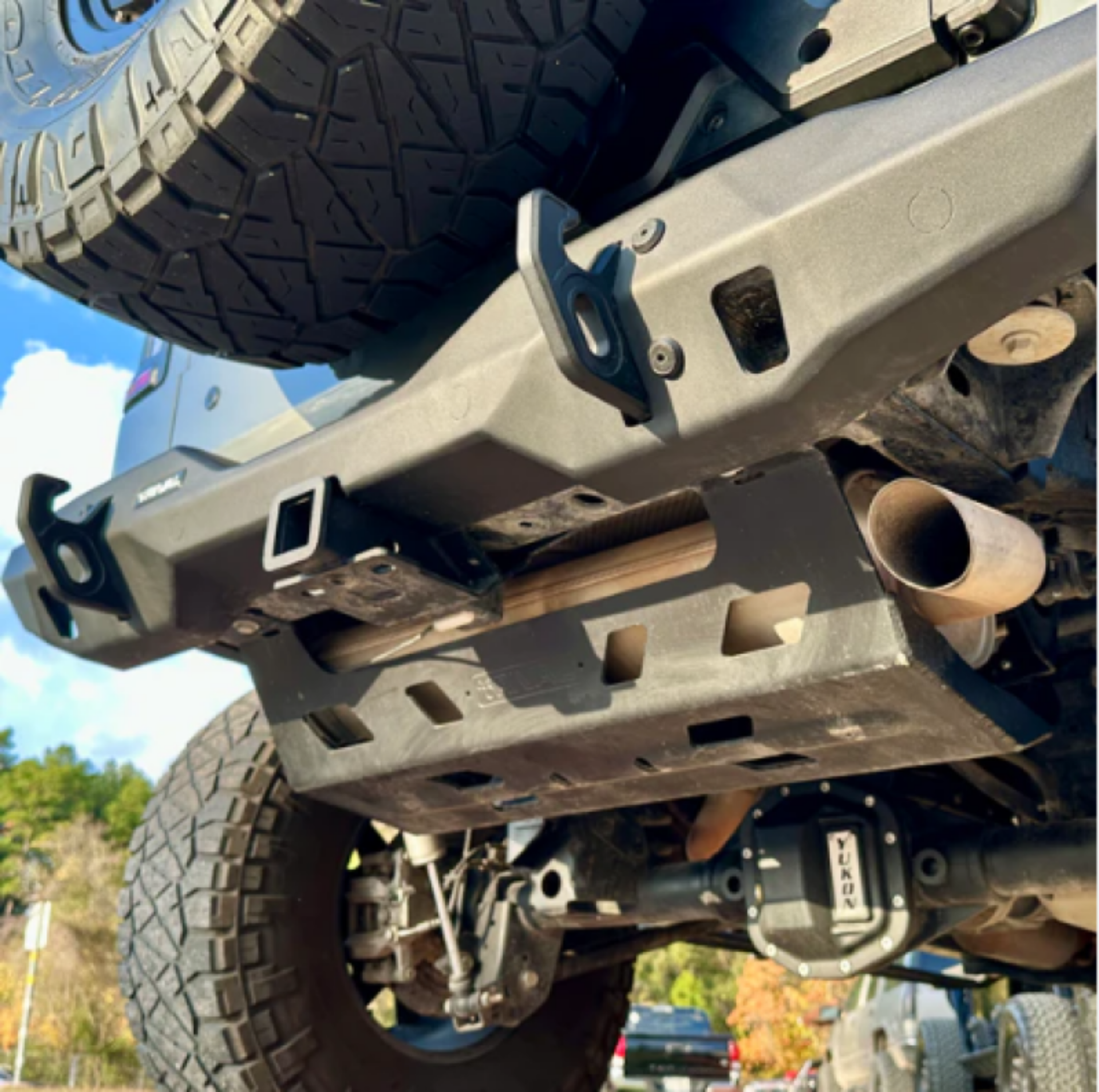 Picture of Rival 2018-Present Jeep Wrangler JL  Aluminum Muffler Skid Plate