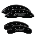 Picture of MGP 4 Caliper Covers Engraved Front & Rear Gen 5/RS Black finish silver ch