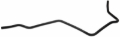 Picture of Gates 07-09 Suzuki XL-7 V-6 3.6L Reservoir To Pipe-3 Molded Heater Hose