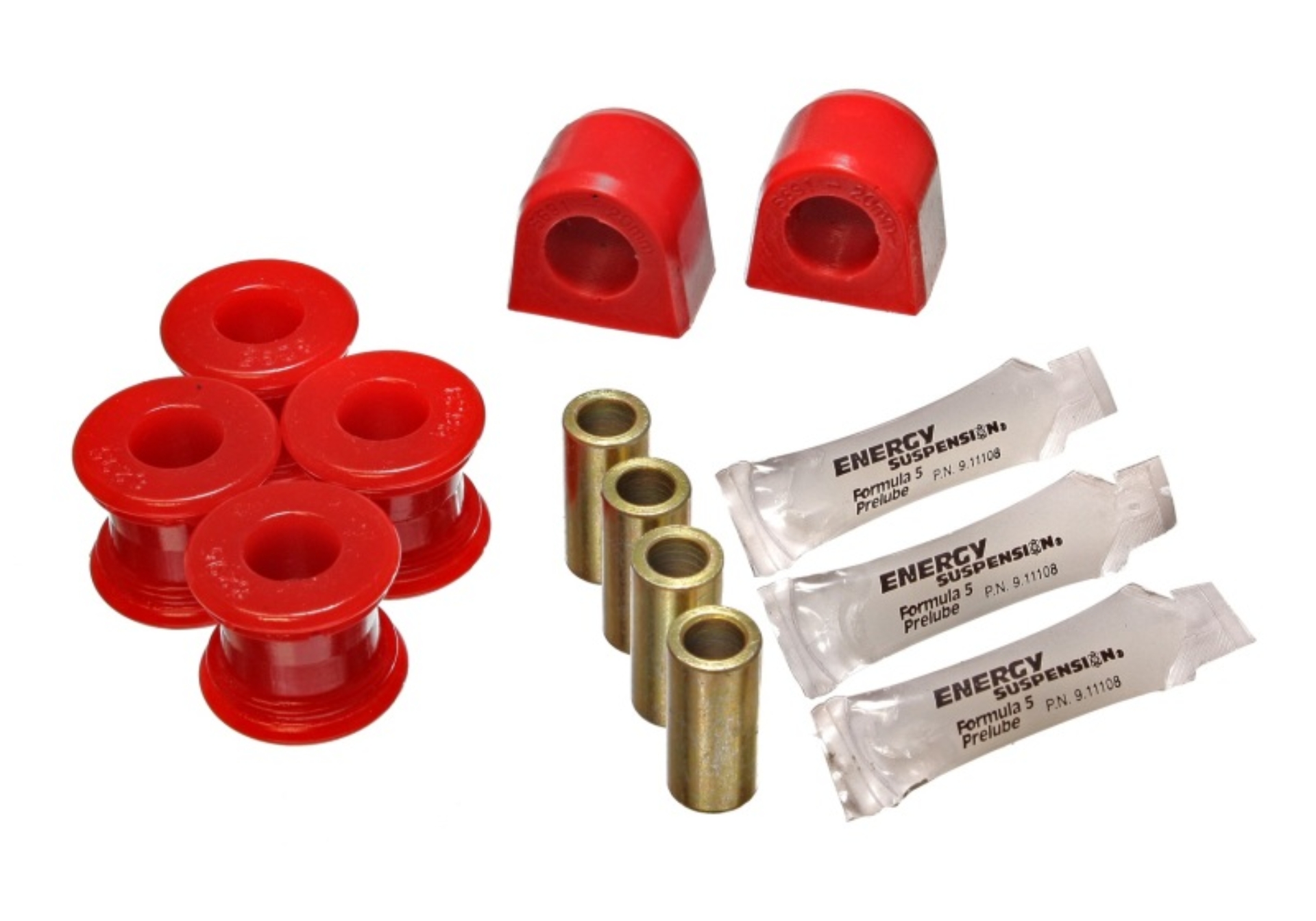 Picture of Energy Suspension 02-06 Subaru Impreza/WRX Red 17mm Rear Sway Bar Bushing Set