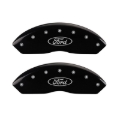 Picture of MGP Front set 2 Caliper Covers Engraved Front Oval logo/Ford Black finish silver ch