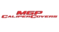 Picture of MGP 4 Caliper Covers Engraved Front & Rear GMC Yellow finish black ch