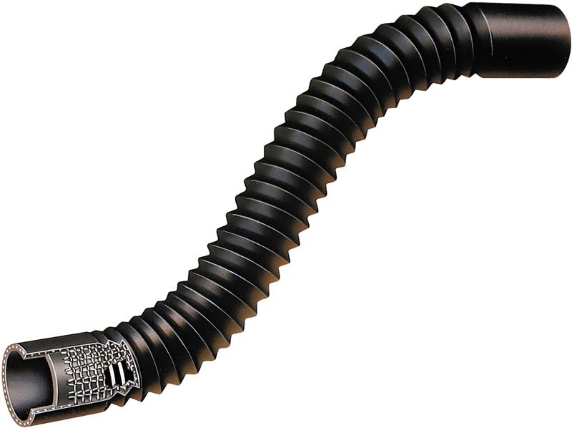 Picture of Gates 70-76 Cadillac Eldorado V-8 500 Upper Flexible Coolant Hose (Standard)
