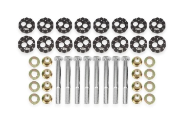 Picture of BMR 14-19 Chevrolet Corvette C7 Front & Rear Lower Control Arms Camber Bolt Kit - Black Anodized