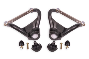 Picture of BMR 64-72 GM A-Body Adjustable Upper A-Arms Standard Ball Joint - Black Hammertone