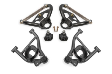 Picture of BMR 78-87 GM G-Body Adjustable Upper A-Arms Standard Ball Joint - Black Hammertone
