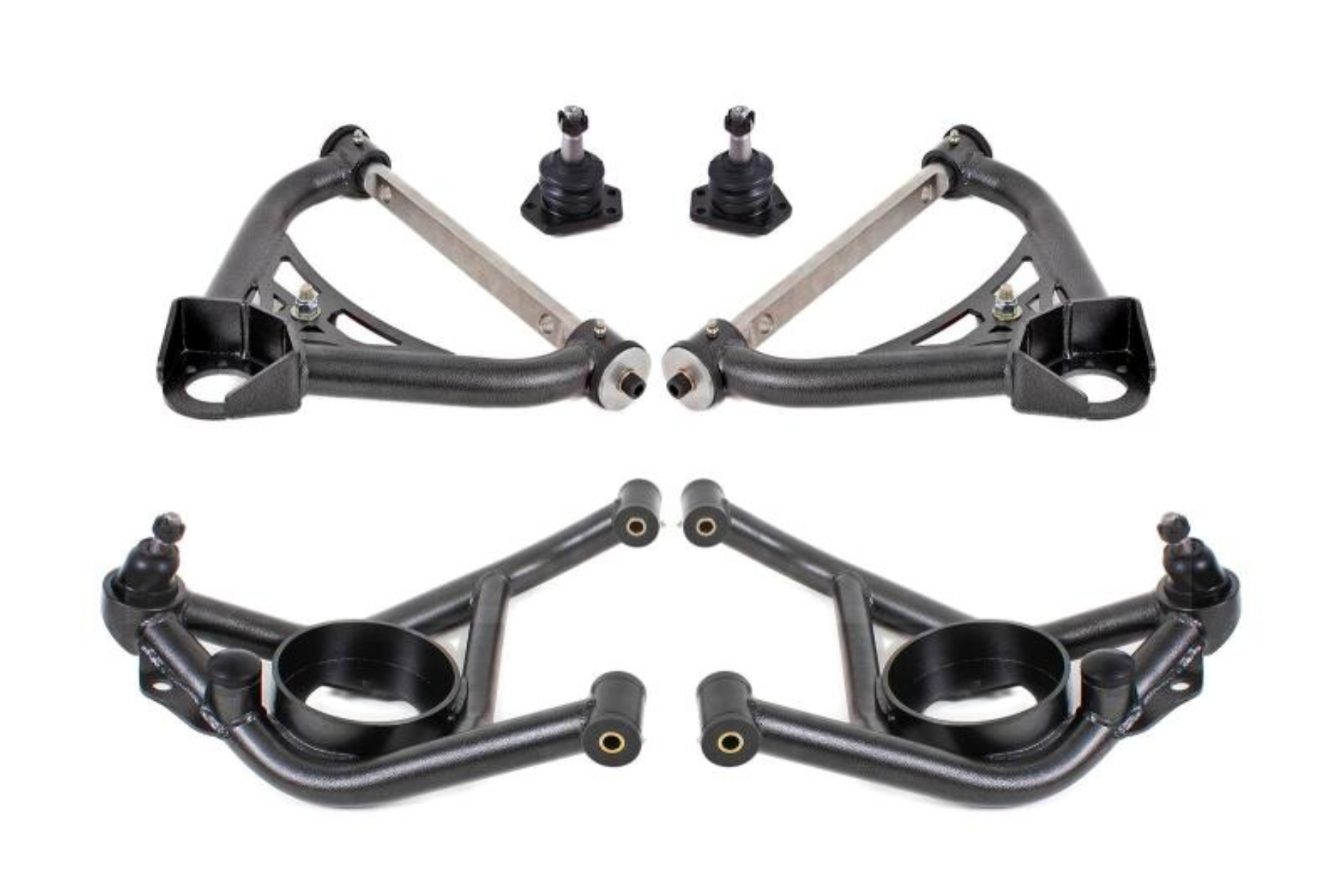Picture of BMR 70-81 GM F-Body / 75-79 GM X-Body Non-Adjustable A-Arm Kit - Black Hammertone