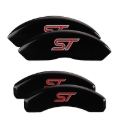 Picture of MGP 4 Caliper Covers Engraved Front & Rear No bolts/ST Black finish silver ch
