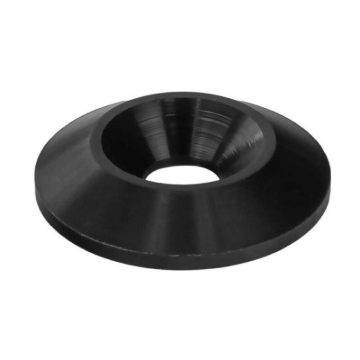 Picture of Moroso 1in Taper Washer - Black Anodized (10 Pack w/o Hardware)