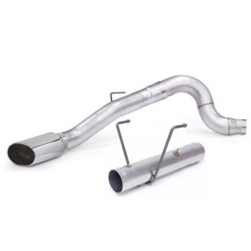 Picture of Banks Power 13-18 Dodge Ram 6.7 5in Monster Exhaust System - Single Exhaust w/ Chrome Tip