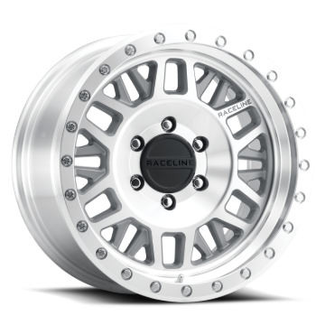 Picture of Raceline RT951M Ryno Machined 20x8.5in / 8x165.1 BP/32mm Offset/130.81mm Bore - Machined Beadlock
